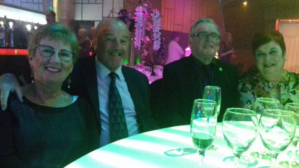 Councillor David Fleming and Monica Fleming enjoying the Mayor's Civic Ball at Bishop Auckland Town Hall