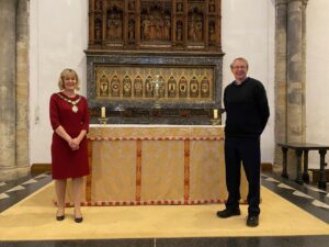 Mayor Joy Allen and Bishop Paul 