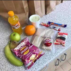 Example lunch from Woodhouse Close