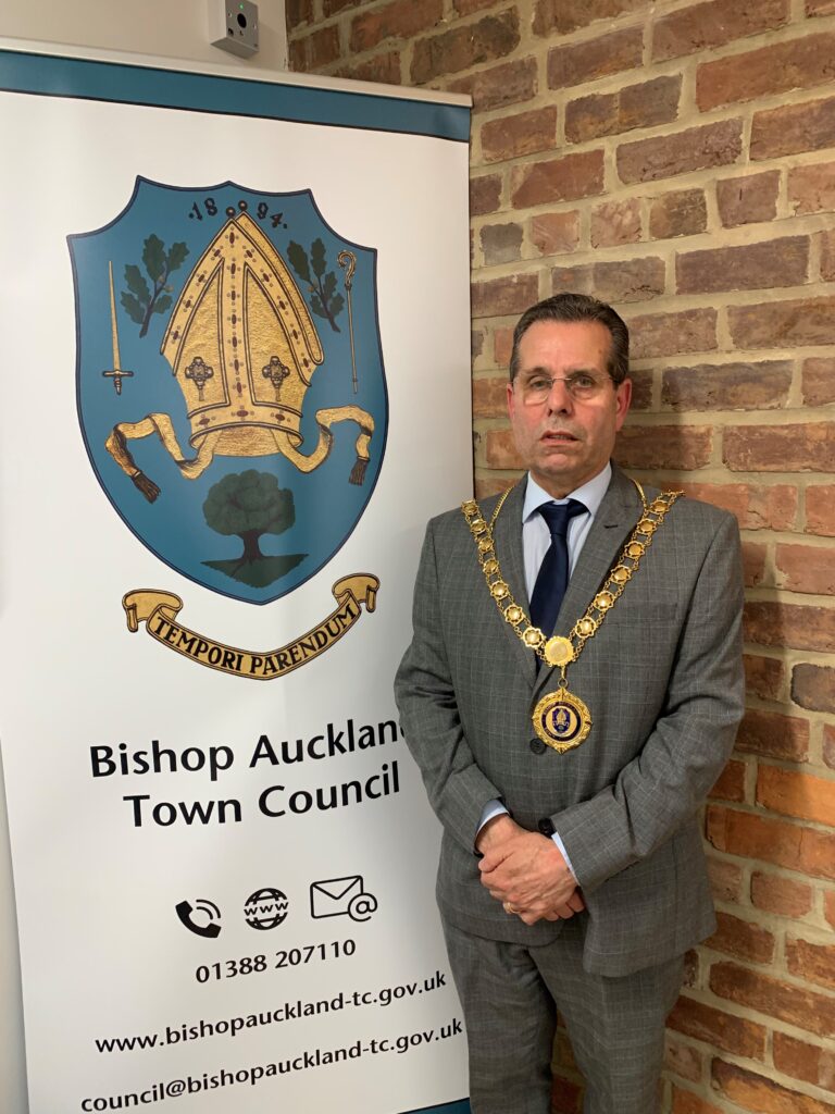 Deputy Mayor of Bishop Auckland 2022-23, Councillor Sam Zair