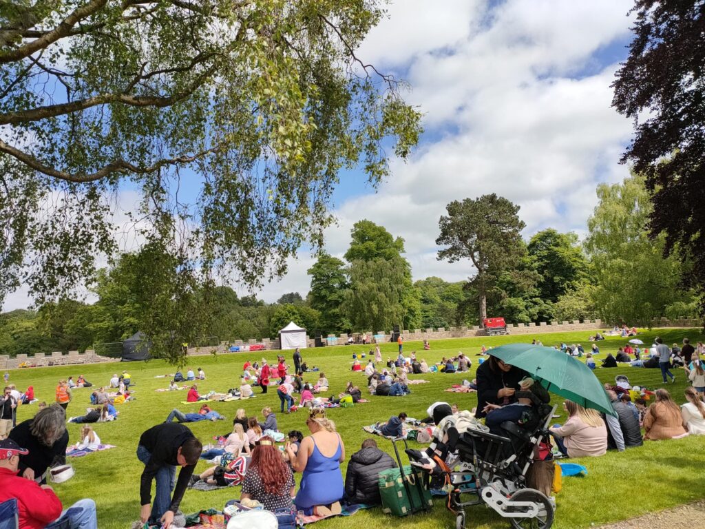 Platinum Picnic at Auckland Castle.