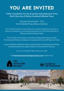 The Auckland Project (TAP) Invitation, North Side Consultation, 10th April 2025.